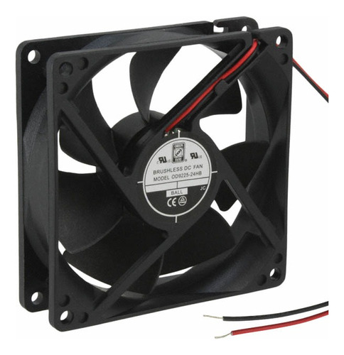 Ventilador Tubo Axial 24 Vcc Cuadrado