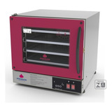 Forno De Bancada Elétrico Progás Prp-004 Plus Versão Digital 39l Prateado/vermelho 127v