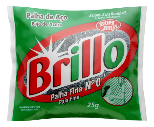 Esponja Aço Fina Nº 0 Brillo 25g