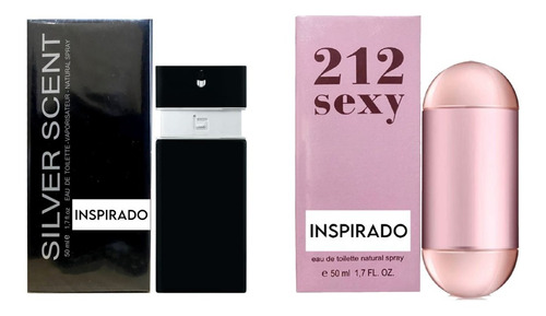 Kit 2 Perfume Contratip Sivercent E 2l2sexy Importado