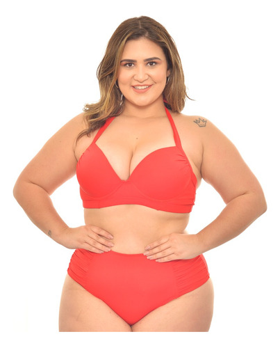 Conjunto De Biquini Plus Size Bojo Sustentação Reforçado Tor