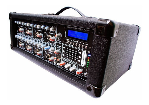 Consola Amplificada 8 Canales Bluetooth Audiobahn