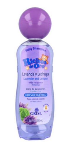 Ricitos De Oro Baby Shampoo Lavanda Y Lechuga 250 Ml