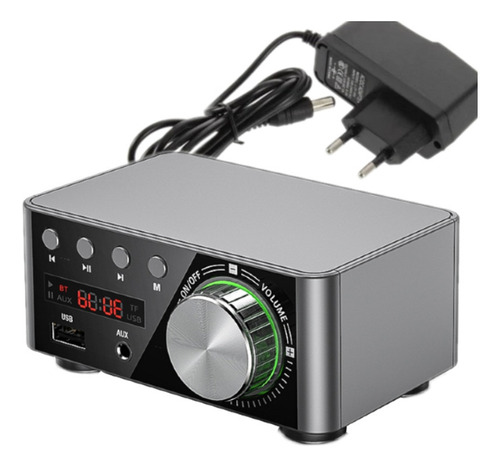 Amplificador Som Ambiente Bluetooth Áudio Usb Fonte 110-220v