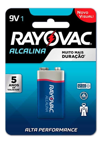 Bateria Alcalina 9v Rayovac Rayovac