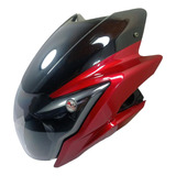 Combo Farola+ Carenaje Tvs Rtr 180 Apache  Roja C/visor