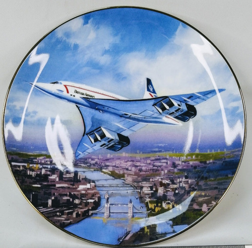 Plato Decorativo, Avión Concorde