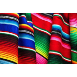 Sarape De Saltillo Mexicana Matrimonial (2pack)