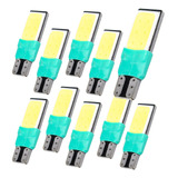 Set 10 Focos Led T10 Pellizco Canbus 5w5 Cob 2.5w Mayoreo