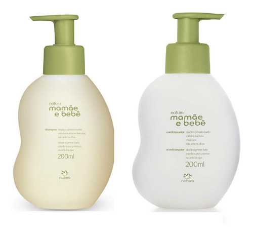 Set De Shampoo/ Acondicionador Mamá Y Bebé Natura Vegano