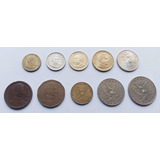 Monedas Próceres De Chile Numismática Colección Vintage Coin