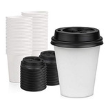 Vasos Termicos Cafe Tapa Desechables 10 Oz 100 Pzas