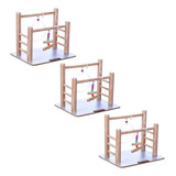 Kit 3 Unidades - Brinquedo Play Playground Mini Natural 