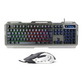 Kit De Teclado Y Mouse Naceb Cyborg Alambrico Na-0911