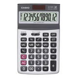 Calculadora Casio Ax-120st (12 Dígitos), Color Gris