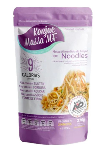 Macarrão De Konjac Tipo Noodles Massa Mf 270g