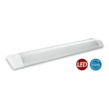  Luminária Slim Tubular Led 18w Sobrepor 3000k Calha