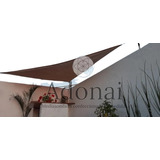 Toldo Vela Media Sombra Densi 90% 4x3x3m V/colores Hay Stock