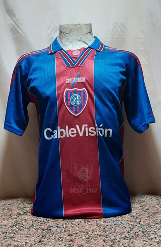 Camiseta San Lorenzo Mebal 2000 Titular N°5 Manga Corta. 