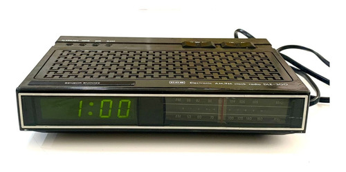 Rádio Relógio Am/fm Mod: Dle-300 Funcionando Antigo Cce Raro