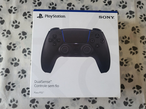 Controle Original Preto Dualsense Playstation 5 Na Caixa