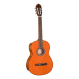 Guitarra Criolla Clásica Cort Classic Series Ac100dx Para Diestros Natural Merbau