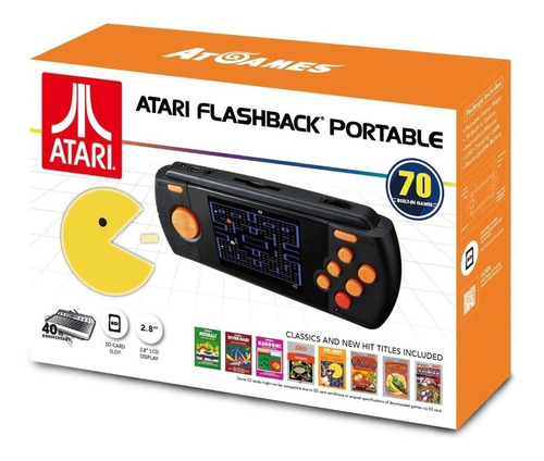 Consola Atgames Atari Flashback Portable 2017 Edition Negro
