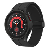 Smartwatch Samsung Galaxy De Watch 5 Pro Con 1,4 Pulgadas Color De La Caja Black Color De La Malla Black Titanium Color Del Bisel Black Diseño De La Malla Negro