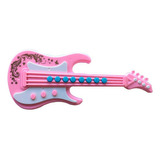 Guitarra Musical De Brinquedo Rosa