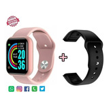 Smartwatch Para Celulares iPhone Motorola Xiaomi 2 Pulseiras