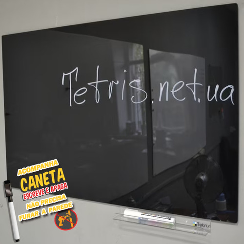 Lousa Preta Escritório/quarto Infantil/academia Com Caneta