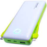 Bateria Extra Power Bank Pineng Slim Original 20000mah Usb