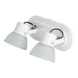 Spot 2 Luz Pared Tulipa Satinada Lampara Bajo Consumo