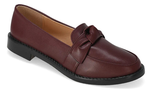 Zapato Casual Mujer Color Vino Seven Green 20723c