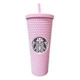 Termo Tipo Starbucks Colecction Black Sirena Rosa Mate