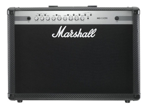 Amplificador Marshall Mg Carbon Fibre Mg102cfx Transistor Para Guitarra De 100w Color Negro