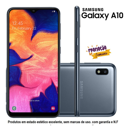 Samsung Galaxy A10 Dual Sim 32 Gb Promoção C/ Garantia E N.f