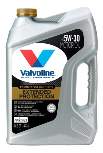 Aceite Full Sintetico Valvoline Alto Kilometro 5w-30 4.73 L