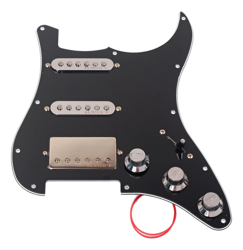 De Licencia De Raspado Alnico 5 Pickup Pick Guard Para