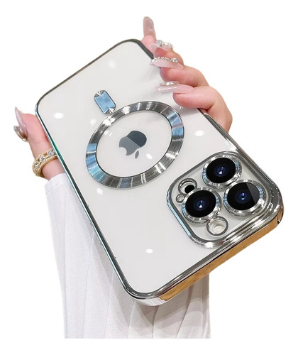 Capa Case Luxo Magnética Para iPhone 11 12 13 14 Pro Max