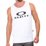 Regata Oakley Bark Tank Masculina Branco