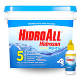 Kit Cloro 2,5 Kg Granulado 5 Em 1+ Refil Medidor Cloro 23 Ml