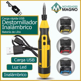 Destornillador Electrico Recargable Mini Bateria De Litio 4v