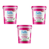 Depil Bella Cera Hidrossolúvel Pink Pitaya Kit 3un 1,3kg
