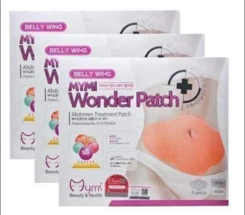 5 Parches De Abdomen Parche  Wonder Patch Reductora Gras