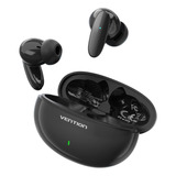 Auriculares Inalambricos Bluetooth Microfono Ipx4 Vention Color Negro