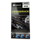 Memória Ram Vengeance  Preto  8gb Corsair Cmz8gx3m1a1600c10