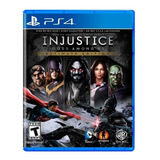 Injustice Ultimate Edition Ps4 Fisico Sellado Original Nuevo