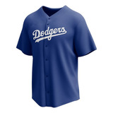 Jersey Camisola Beisbol Dodgers Los Angeles Azul Infantil