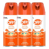 Repelente Off X 3 U. - 170 Ml. 